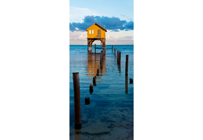 Door decor: House on the Lake 