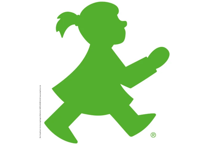 Ampelmann Girl Wall Sticker 