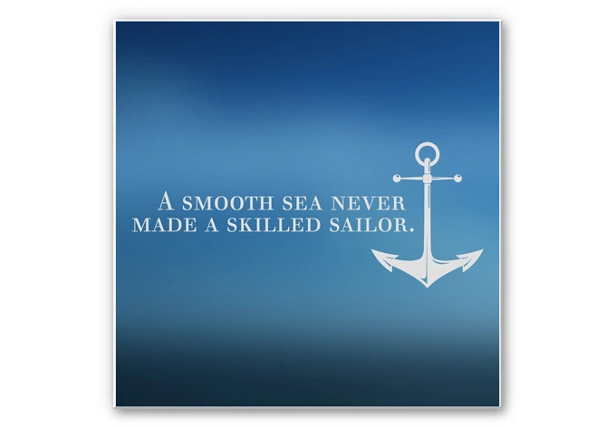Wandbild A smooth Sea (2-teilig) 