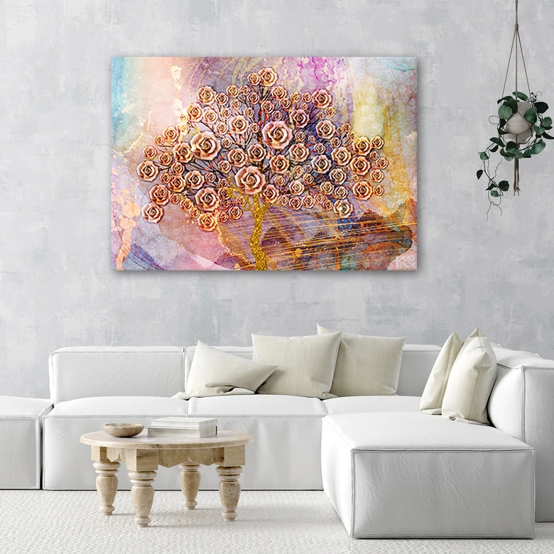 Leinwandbild, Baum des Lebens Klimt 