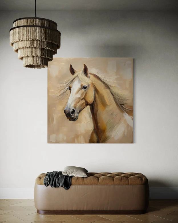Leinwandbild Tiere Vintage Pferd 