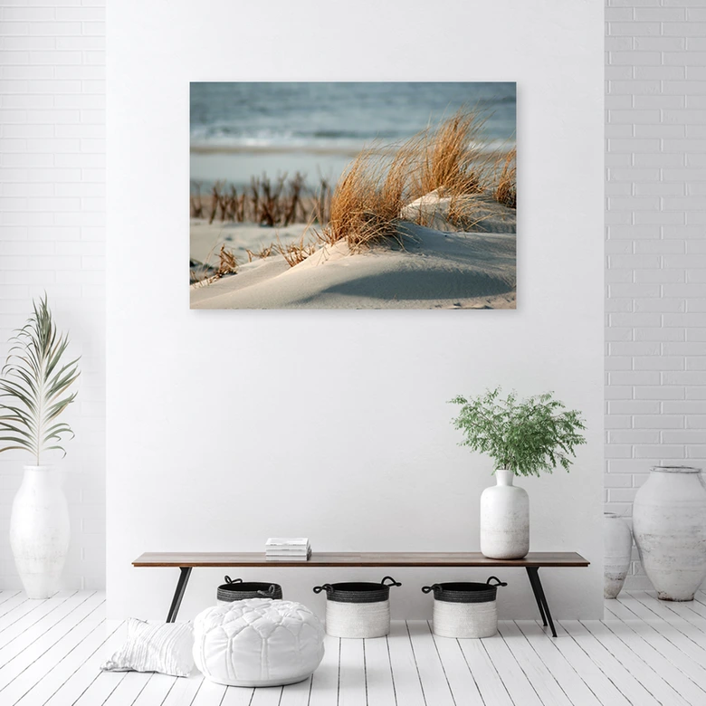 Leinwandbild, Dünen am Meer 