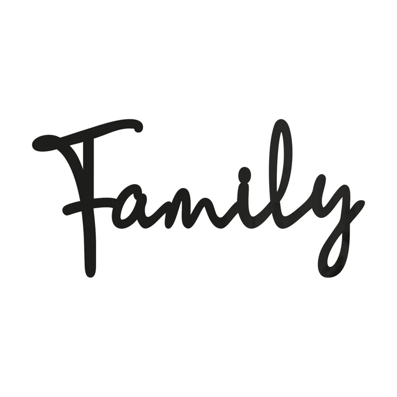 3D Schriftzug Family - Acrylbuchstaben 