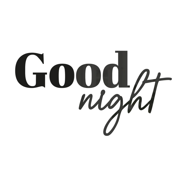 3D Schriftzug Good Night - Acryldeko  