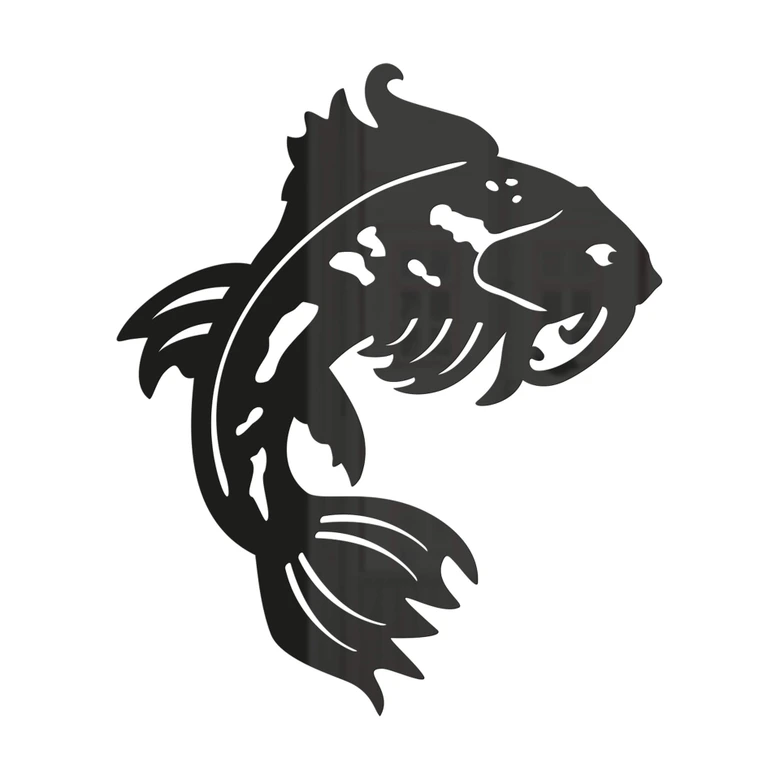 Acryldeko Japanischer Koi  