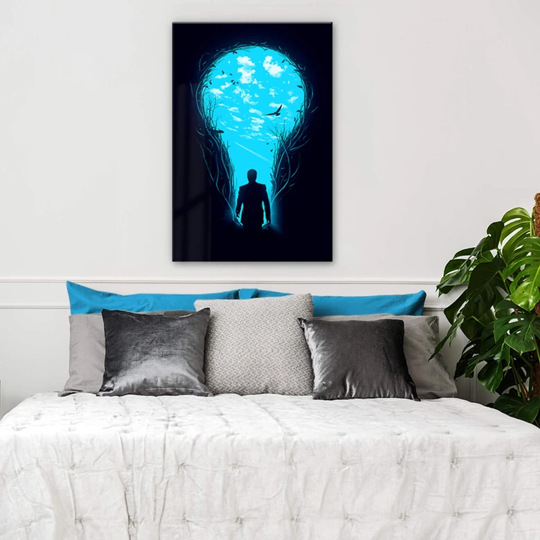 Tableau en verre acrylique Nicebleed - Bright Side 