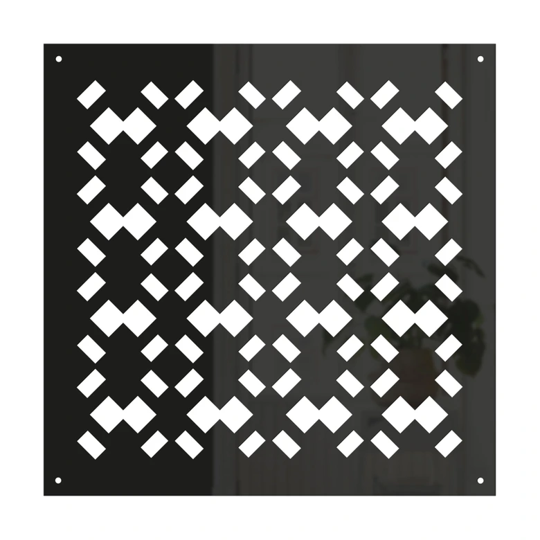 Séparation de pièce, cloison motif géométrique - acrylique  