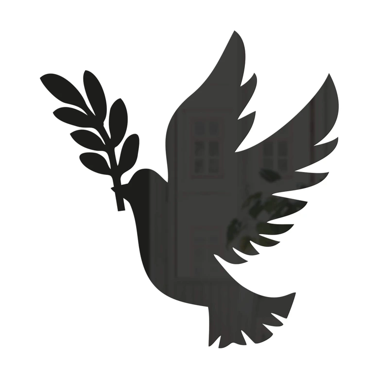 Acryldeko Vogel - Friedenstaube 