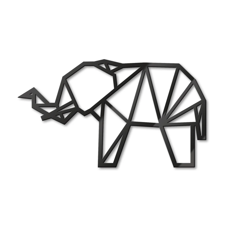 Acryldeko Origami Elefant 