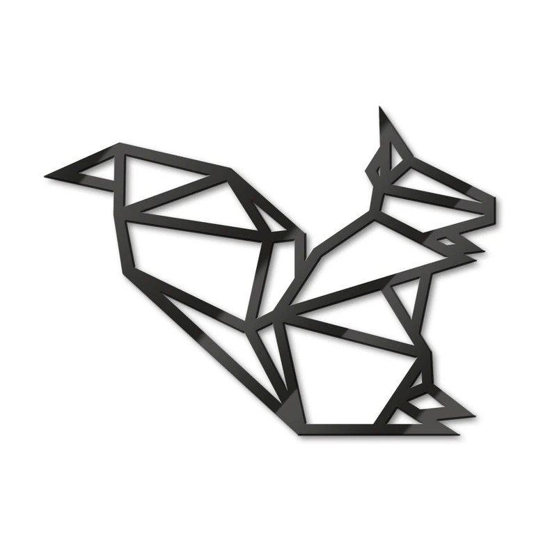 Acryldeko Origami Eichhörnchen 