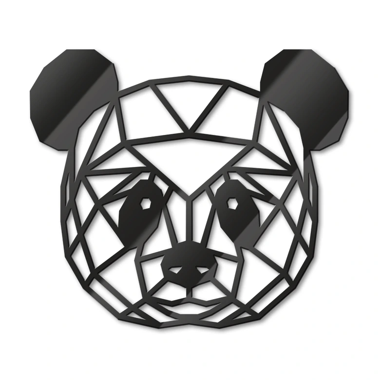Origami panda – acrylic 