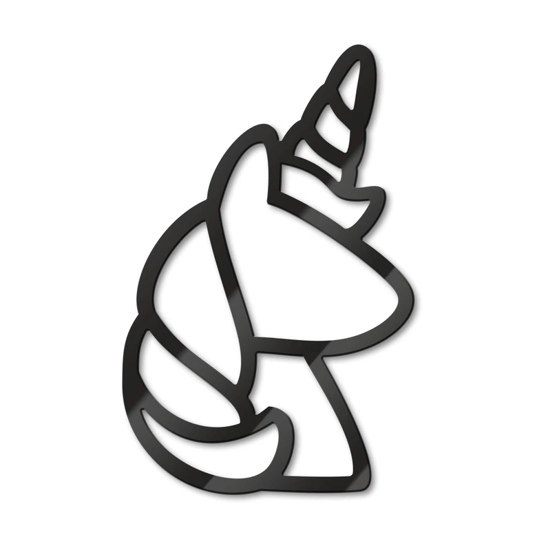 Acryldecoratie Unicorn 