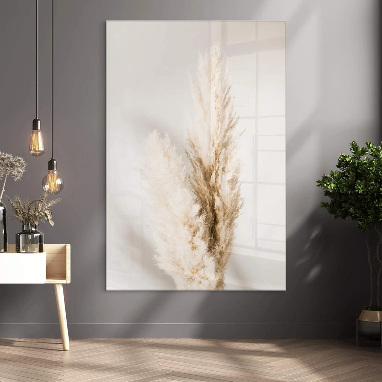 Tableau sur verre acrylique 1X Studio - Herbes de la Pampa 