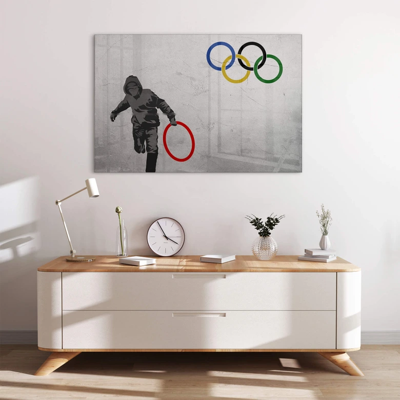 Plexiglas Banksy - Olympics 