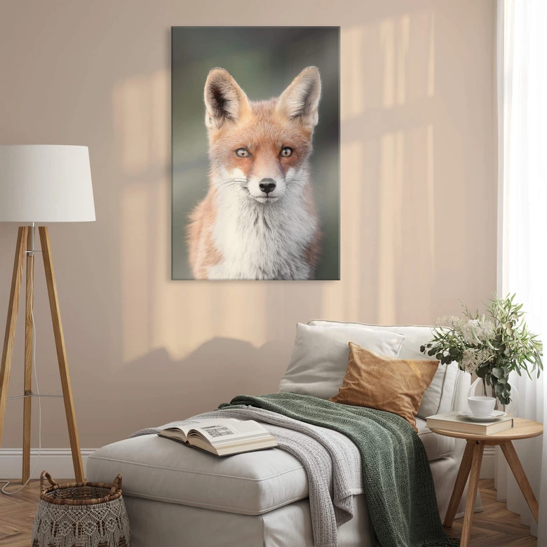 Acrylglasbild van Duijn - Fuchsaugen 