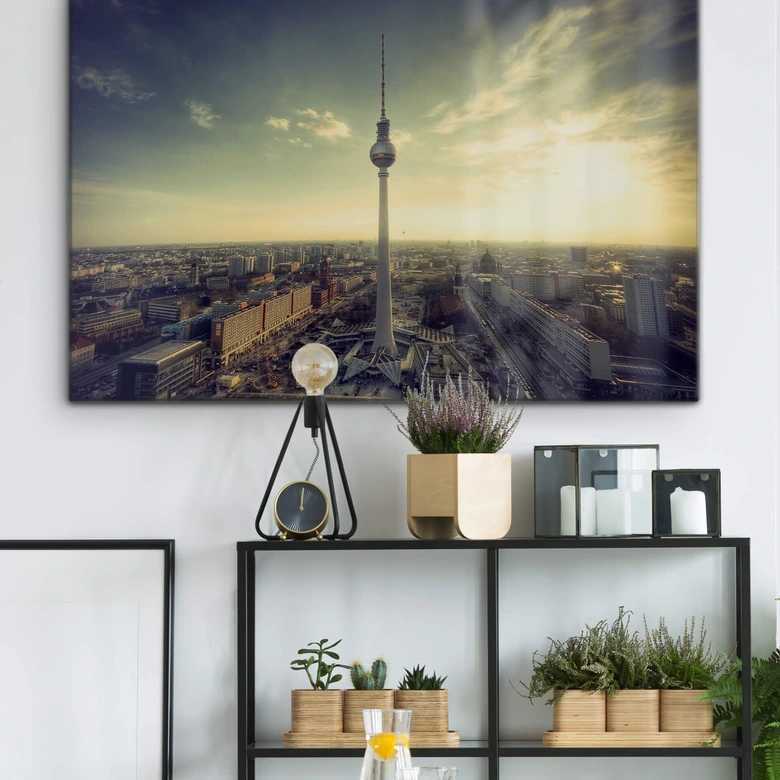 Acrylglasbild Berliner Fernsehturm Panorama 