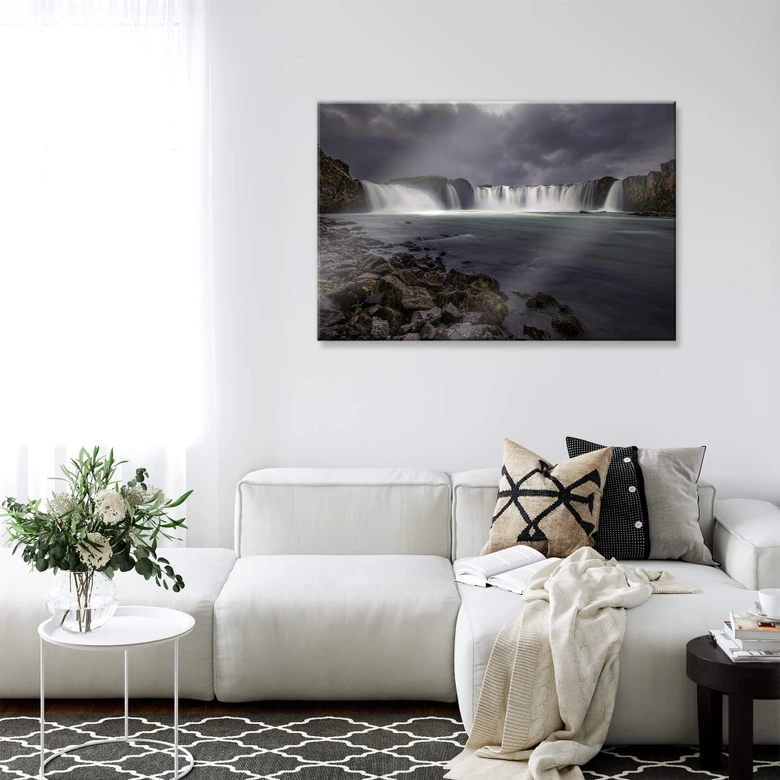 Stampa su vetro acrilico Cuadrado - Water 