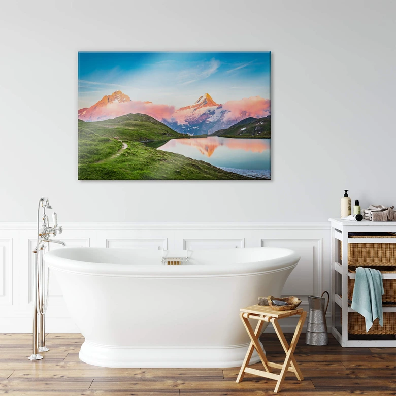 Acrylglasbild Huber - Bachalpsee 