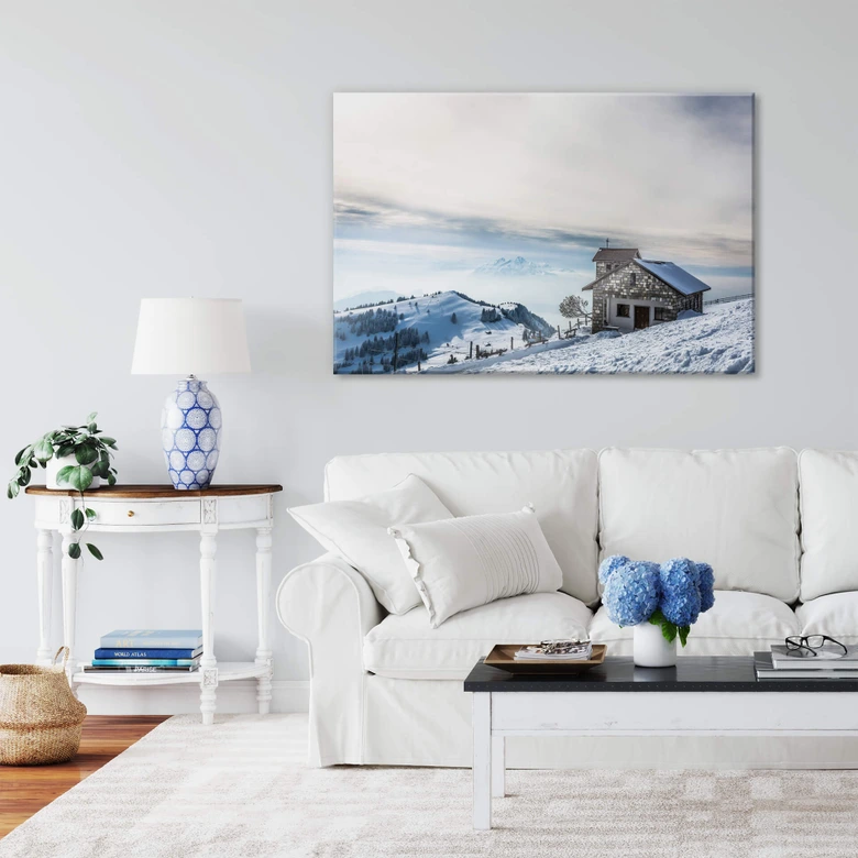 Tableau en verre acrylique Huber - Rigi Mountain 
