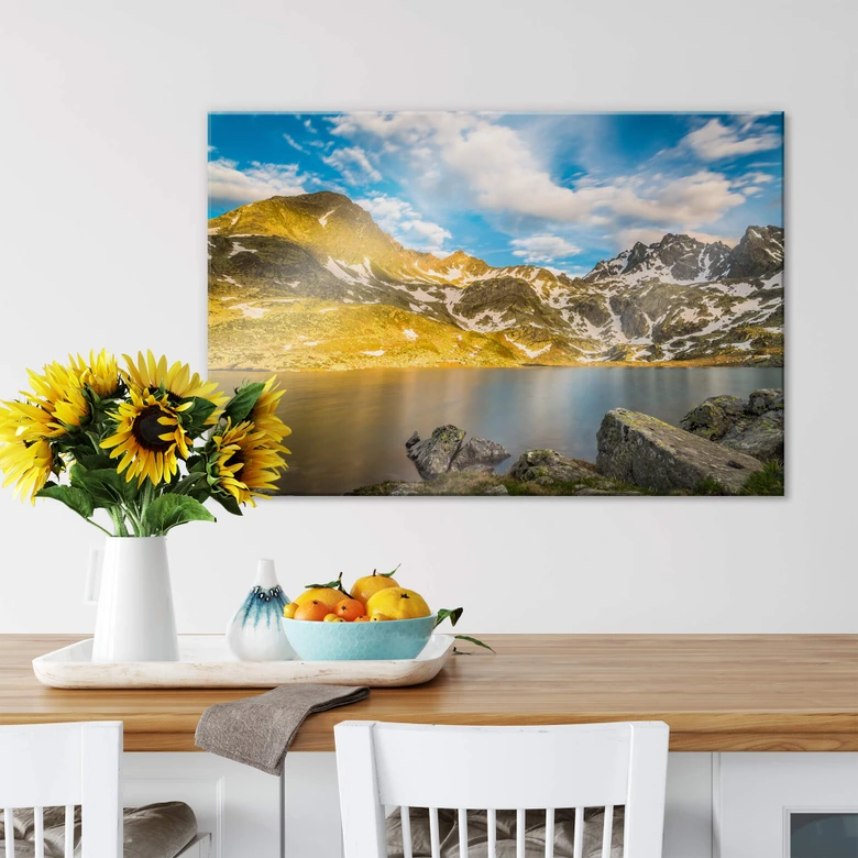 Acrylglas Huber - Ober Surettasee 