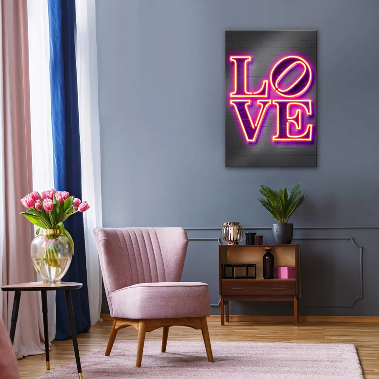 Acrylglasbild Mielu - Love 