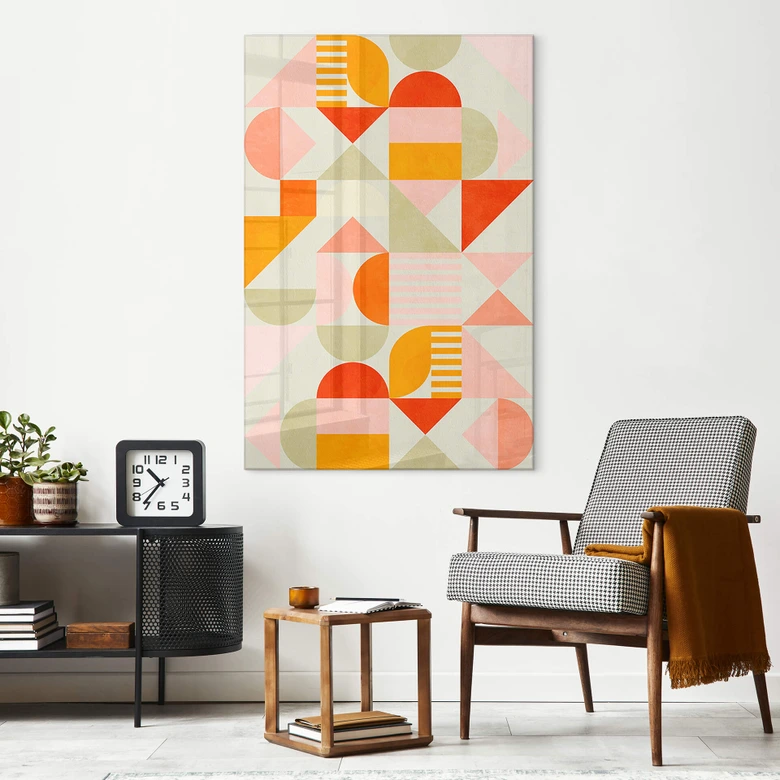 Acrylglasbild Bauhaus Fun Pastell - Bré 