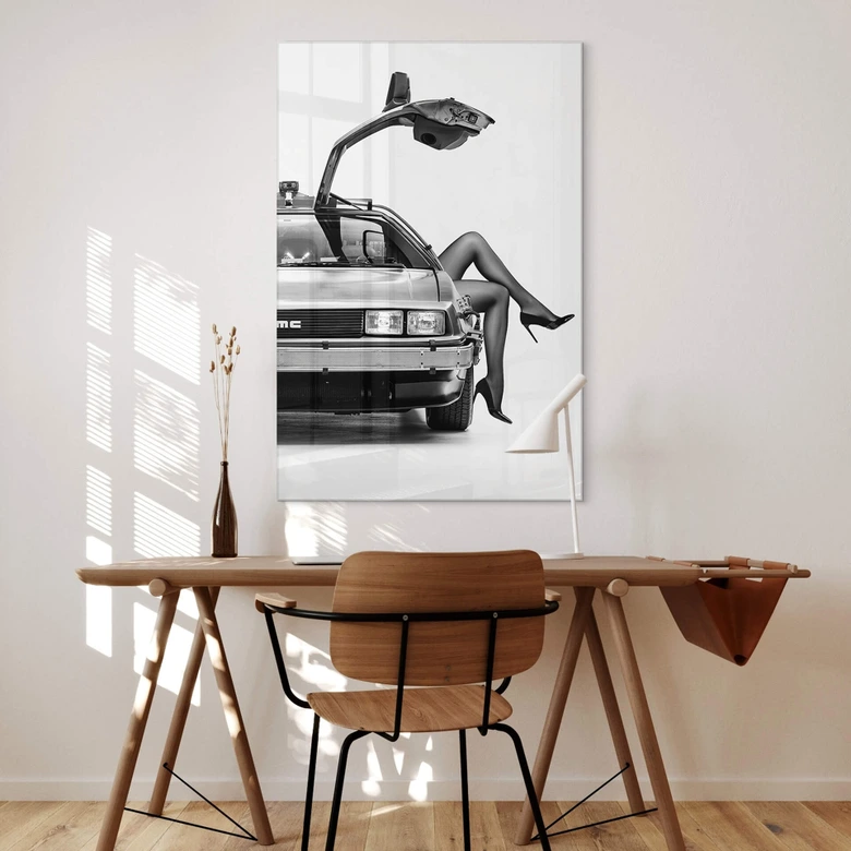 Acrylglasbild Drake - Die Zukunft ist weiblich 