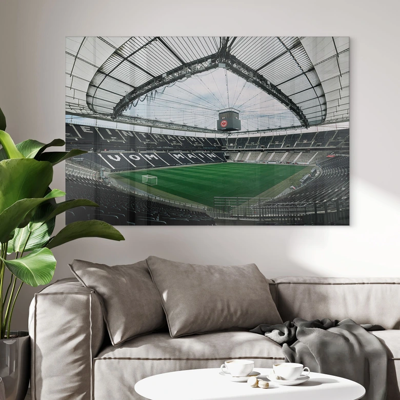 Acrylglasbild Eintracht Frankfurt - Stadion Fan-Kurve 