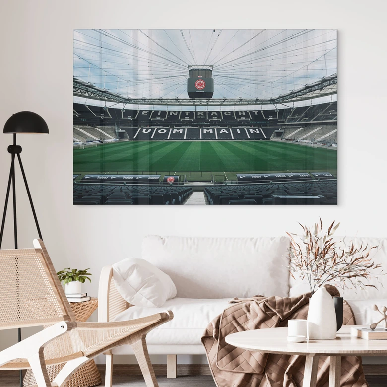 Acrylglasbild Eintracht Frankfurt - Stadion Tribüne 