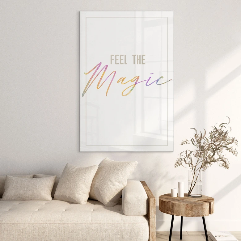 Acrylglasbild Feel the magic 