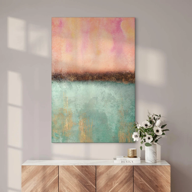 Tableau sur verre acrylique Fredriksson - Couleurs d'été 