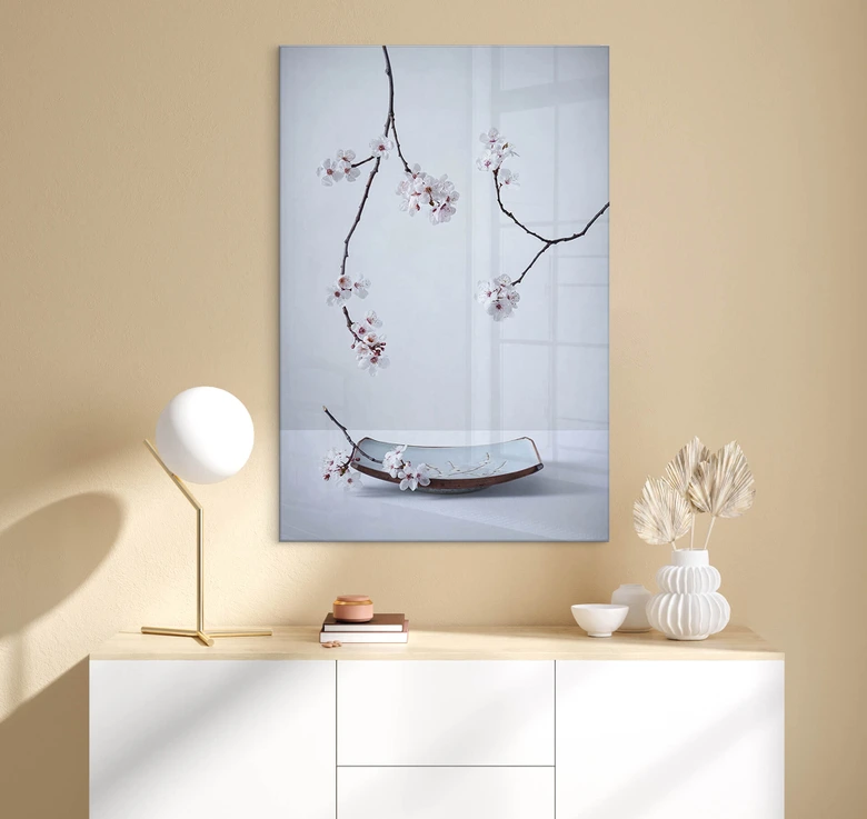 Tableau sur verre acrylique Karpova - Sakura Spa 