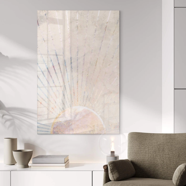 Acrylglasbild Manovski - Morgendliche Sonnenstrahlen 