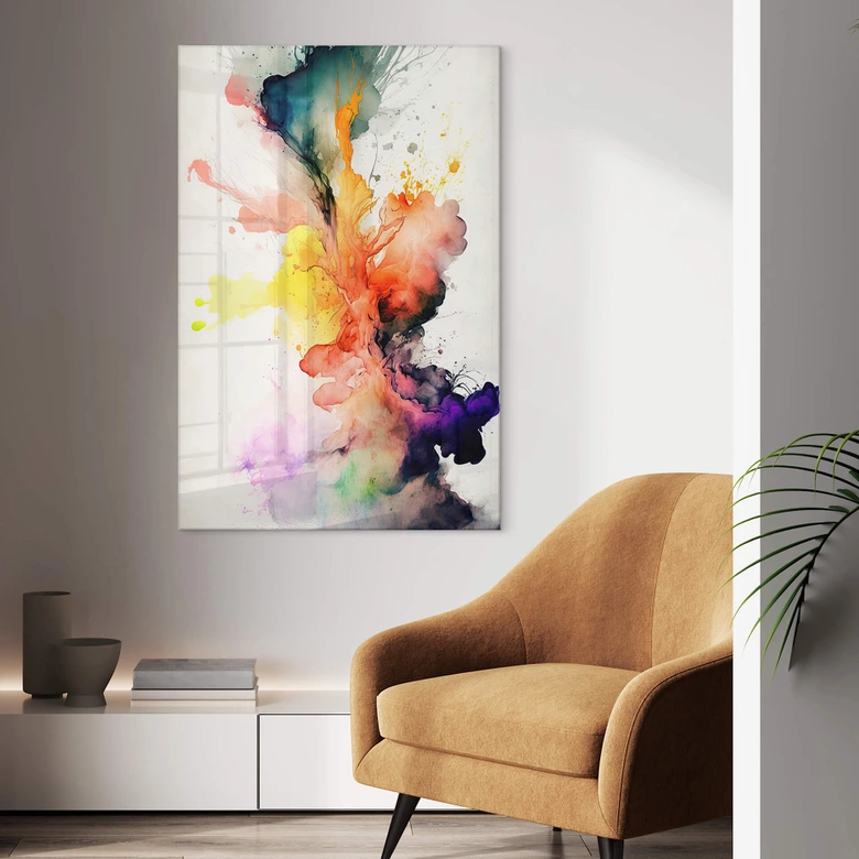 Plexiglas Mauro - Kleurenexplosie 