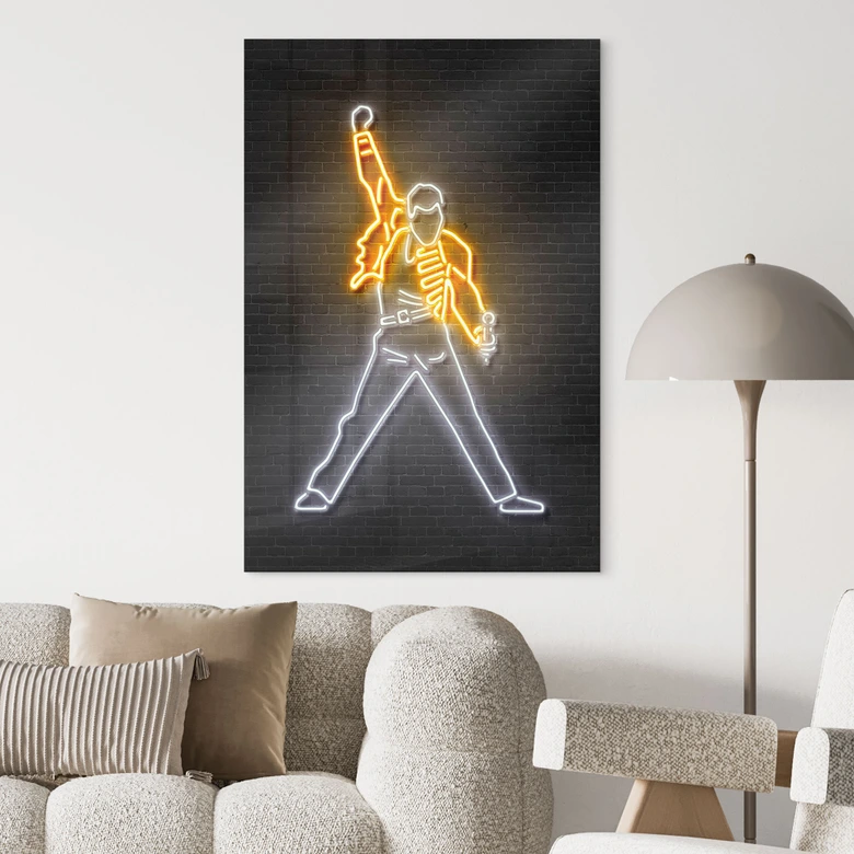 Akrylbillede af Freddy Mercury - Mielu 