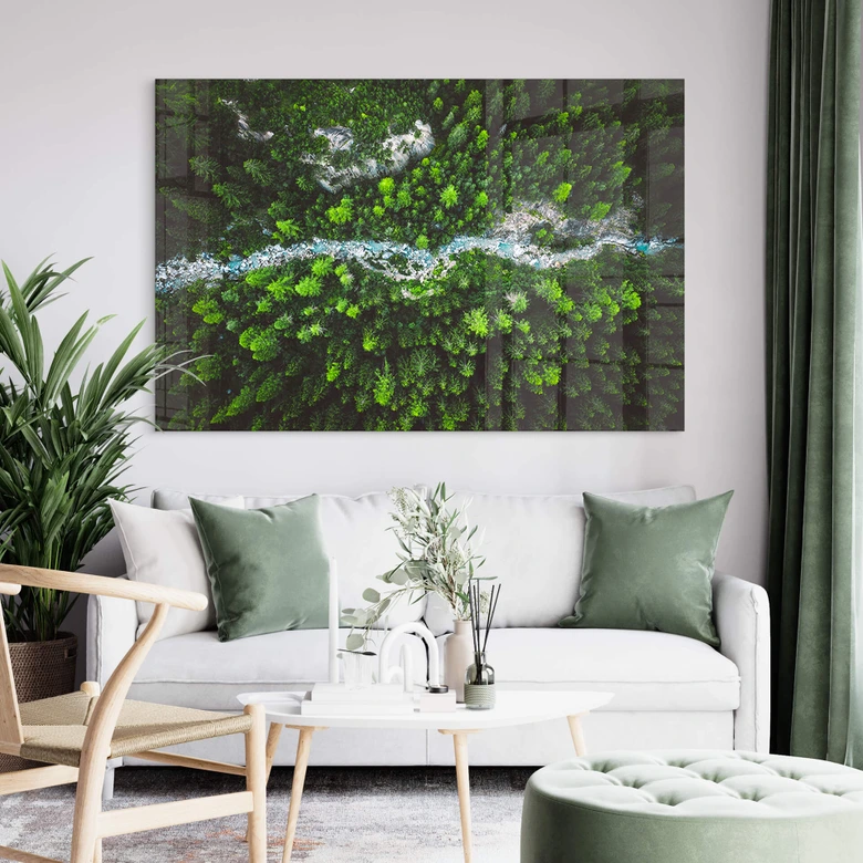 Tableau sur verre acrylique Murko - Mère Nature 