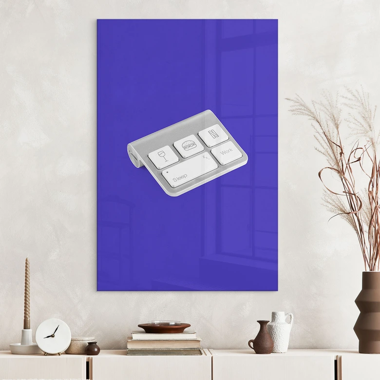 Acrylglasbild Tastatur des Lebens - Pozdniakov 