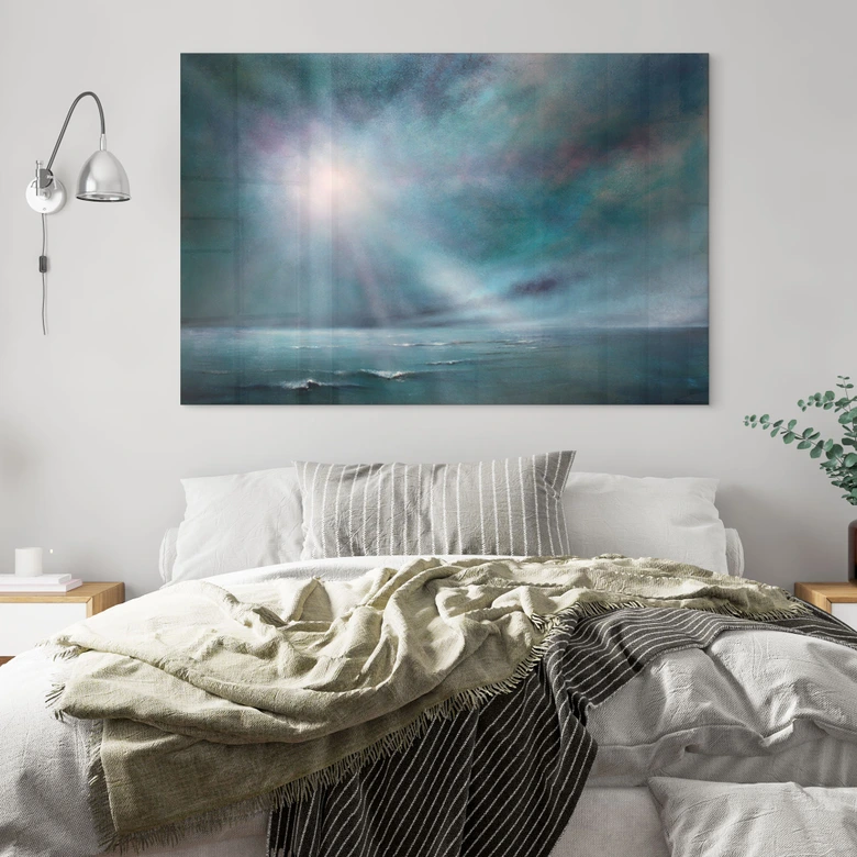 Tableau sur verre acrylique Point lumineux dans le ciel - Schmucker 