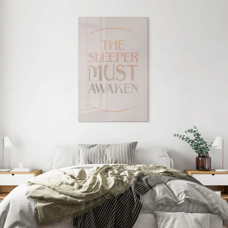 Plexiglas Filmcitaat uit Dune - The Sleeper must awaken 