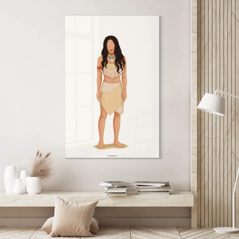 Acrylglasbild Tohmé - Pocahontas 