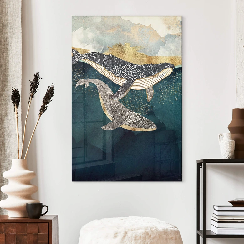 Acrylglasbild SpaceFrog Designs - Verbundenheit 