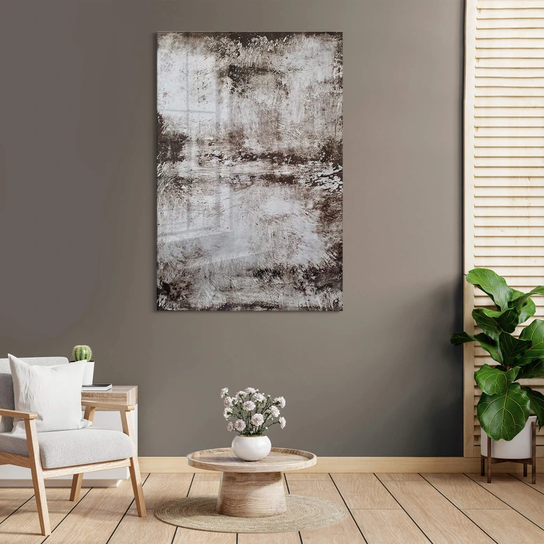 Tableau sur verre acrylique Zamart - Art abstrait 