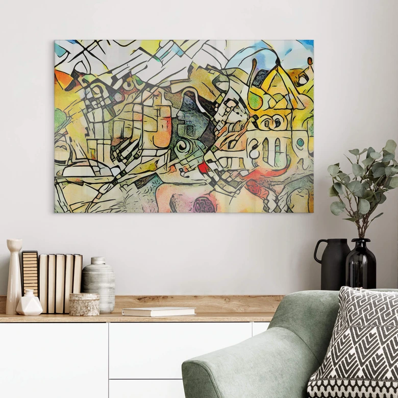 Acrylglasbild Zamart - Kandinsky trifft Amsterdam 