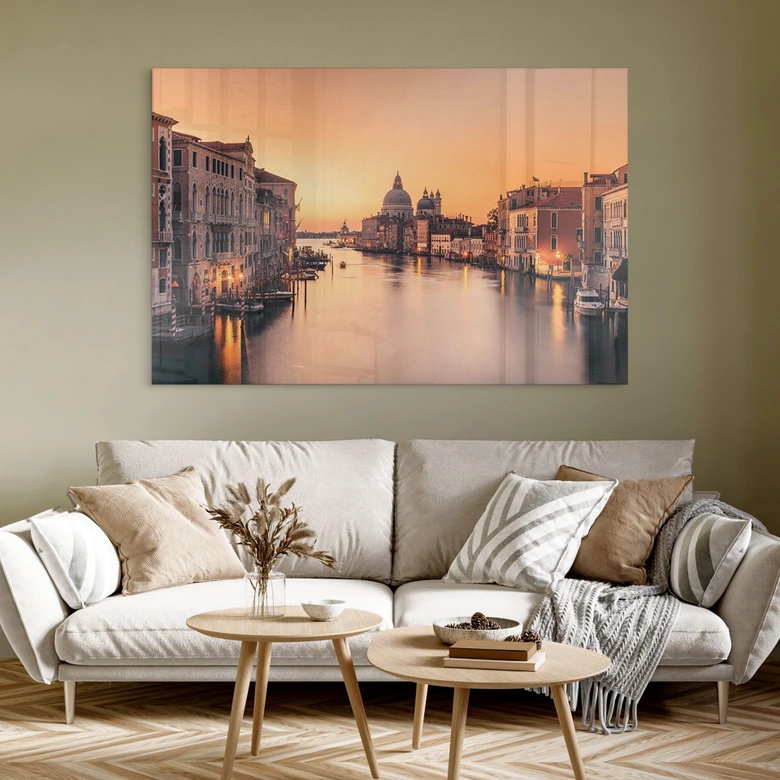Acrylglasbild Sonnenuntergang in Venedig - Zhang 