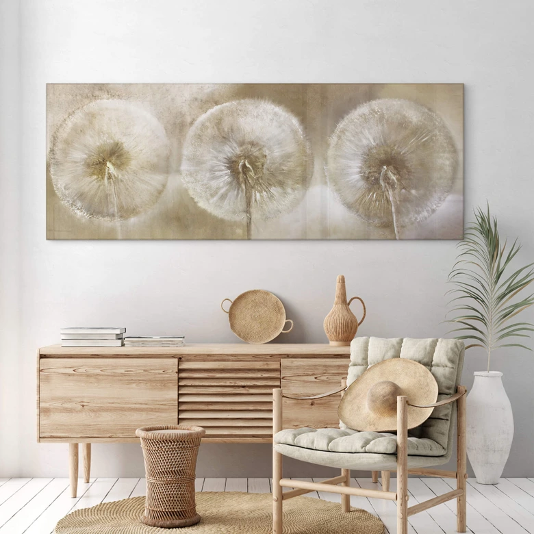 Plexiglas Schmucker - Three Dandelions 
