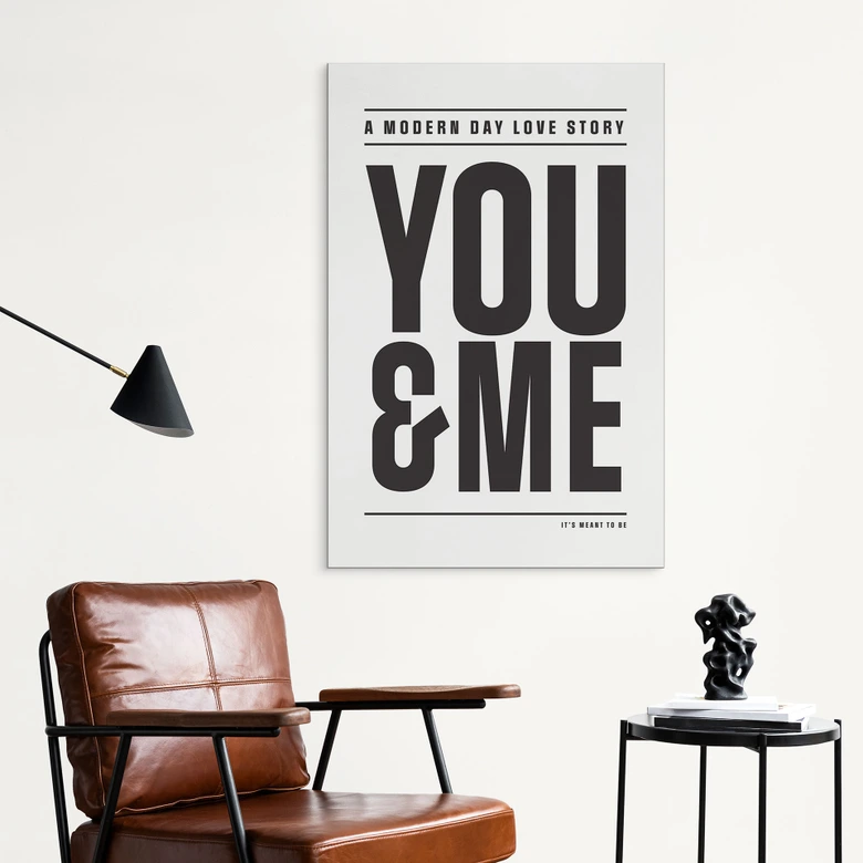Wandbild You and me - Alu-Dibond - Kerr-Dineen 