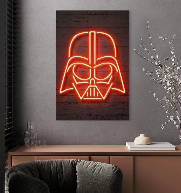 Wandbild Darth Vader - Mielu - Alu-Dibond 