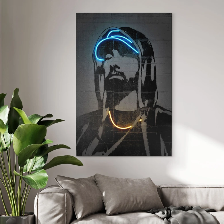 Wandbild Eminem - Alu-Dibond - Mielu 