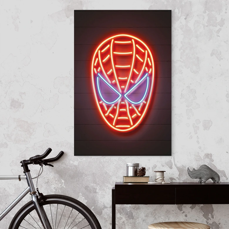 Wandbild Spiderman - Mielu - Alu-Dibond 
