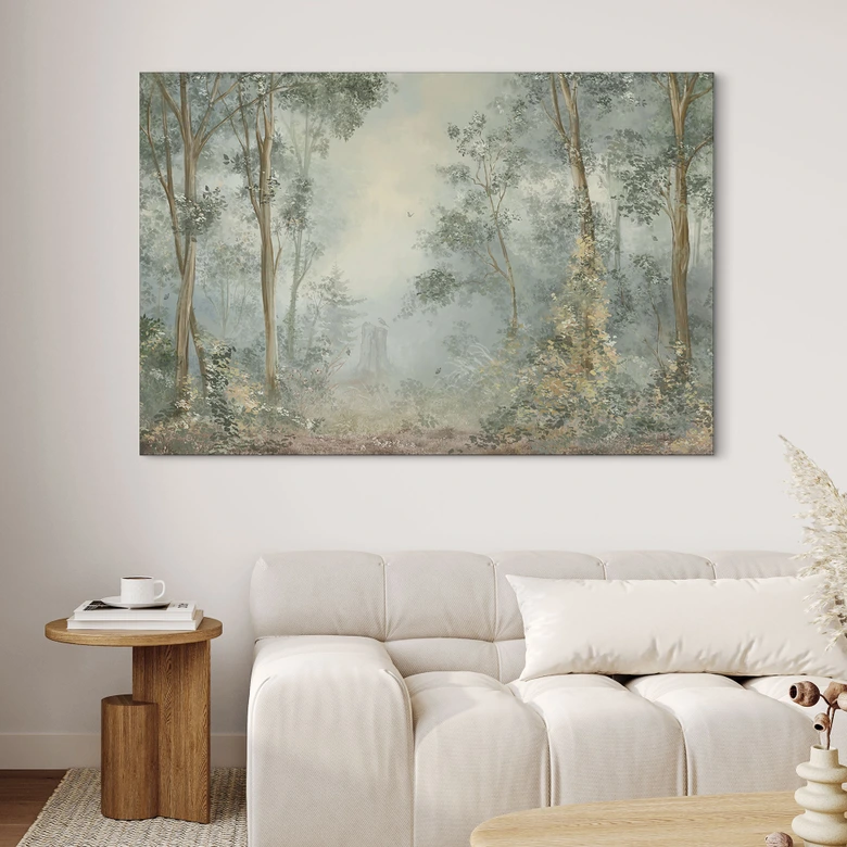 Wanddecoratie Betoverd Bos - Ms Tiff - Alu-Dibond 